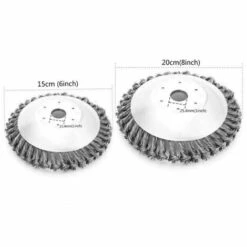 ECHOO Tête De Coupe En Fil D'acier 200mm, Débroussailleuse, Plaque De Désherbage, Kit De Fixation De Boîte De Vitesses Pour Tondeuse à Gazon -Débroussailleuse Soldes Magasin 40122261 2