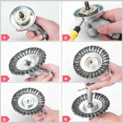 ECHOO Tête De Coupe En Fil D'acier 200mm, Débroussailleuse, Plaque De Désherbage, Kit De Fixation De Boîte De Vitesses Pour Tondeuse à Gazon -Débroussailleuse Soldes Magasin 40122261 5