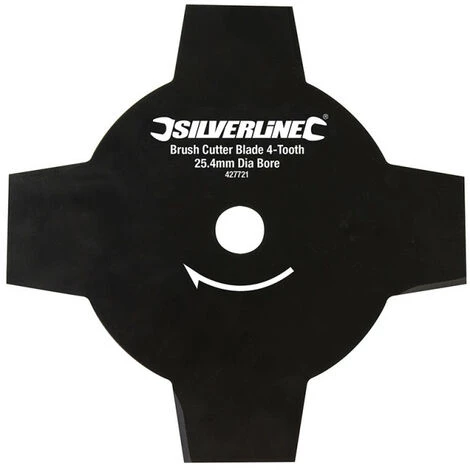 SILVERLINE LAME 4 DENTS POUR DEBROUSSAILLEUSE 3 SILVERLINE LAME 4 DENTS POUR DEBROUSSAILLEUSE