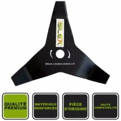 Lame De Coupe à 3 Dents Spéciale Ronces Silex® Pour Débroussailleuse