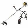 POWER PLUS D�broussailleuse De Jardin � Essence Double Guidon 2 Fils+disque+harnais 52Cc/42Cm Powerplus 128995 -Débroussailleuse Soldes Magasin 42135966 1