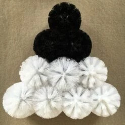 THSINDE Tête De Rechange Brosse WC,Tête De Brosse De Remplacement Pour Le Nettoyage De La Cuvette Des Toilettes,9pcs Noir -Débroussailleuse Soldes Magasin 42551577 4