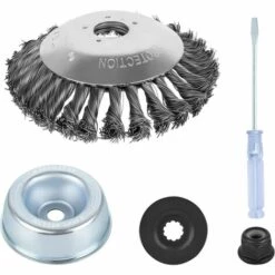 Débroussailleuse Soldes Magasin 10 GUAZHUNIFR Tête De Coupe De Coupe-Herbe, Brosse à Roue En Fil D'Acier Tête De Tondeuse à Gazon En Acier Tête De Rechange, Guazhuni 5 Pièces