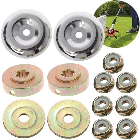 GUAZHUNIFR Tête De Débroussailleuse Universelle Accessoires,coupe Patron Mangeur De Mauvaises Herbes,lames De Désherbant,tête De Mangeur De Mauvaises Herbes,Ecrous De Fixation Tête De Coupe Bordure, Guazhuni 8PCS+5PCS 3 GUAZHUNIFR Tête De Débroussailleuse Universelle Accessoires,coupe Patron Mangeur De Mauvaises Herbes,lames De Désherbant,tête De Mangeur De Mauvaises Herbes,Ecrous De Fixation Tête De Coupe Bordure, Guazhuni 8PCS+5PCS
