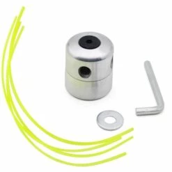 GUAZHUNIFR Aluminium Nylon Cut Fil Bobine Tête De Debroussailleuse Universelle (avec 4 Fils) Guazhuni