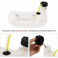 Réservoir De Carburant De Tondeuse, Macaron ，Accessoire Pièce Rechange Débroussailleuse Tondeuse à Gazon Accessoires Pompe à Eau Assemblage De Pot D'Huile Pour Coupe-Bordure CG430 520 43CC 52CC 47CC -Débroussailleuse Soldes Magasin 42741096 4