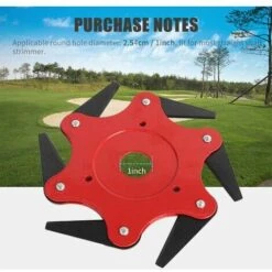 Tete De Coupe Irisfr, 6 Dents, Outil De Mangeur D'Herbe -Débroussailleuse Soldes Magasin 42741611 2