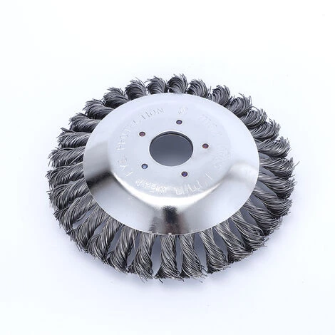DONTODENT Brosse De Roue De Fil De 8 Pouces, Roue De Désherbage De Dérouillage Torsadée De Type Bol, Tête De Coupe-herbe De Brosse De Roue De Fil D'acier Pour Tondeuse à Gazon 4 DONTODENT Brosse De Roue De Fil De 8 Pouces, Roue De Désherbage De Dérouillage Torsadée De Type Bol, Tête De Coupe-herbe De Brosse De Roue De Fil D'acier Pour Tondeuse à Gazon – Image 2