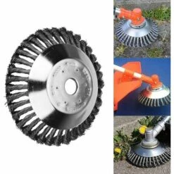 6'' Tête Brosse Désherbage Pour Débroussailleuse Outils De Pelouse, 150mm Brosse à Désherber Ronde Avec Roue En Fil D'acier Massif Pour Jardin Agriculture (4 Accessoires Kit) 10 6'' Tête Brosse Désherbage Pour Débroussailleuse Outils De Pelouse, 150mm Brosse à Désherber Ronde Avec Roue En Fil D'acier Massif Pour Jardin Agriculture (4 Accessoires Kit) -Débroussailleuse Soldes Magasin 43317536 4