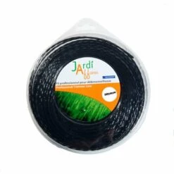 JARDIAFFAIRES Fil Pour Débroussailleuse Professionnel Torsade 4mm X 42 Mètres