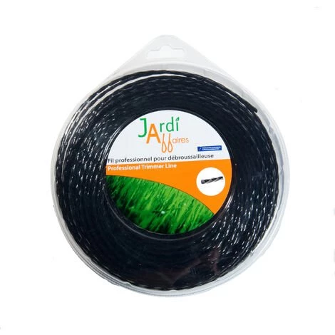 JARDIAFFAIRES Fil Pour Débroussailleuse Professionnel Torsade 4mm X 42 Mètres 3 JARDIAFFAIRES Fil Pour Débroussailleuse Professionnel Torsade 4mm X 42 Mètres