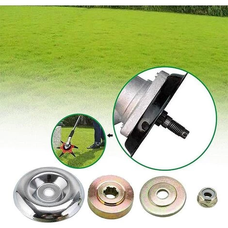 ALMI Tête De Débroussailleuse 4 Pièces Kit Fixation écrou Lame Boîte, Boîte De Vitesses En Métal Pour Tondeuse à Gazon, Accessoires De Boîte De Vitesses En Métal Pour Tondeuse, Pour Tondeuse à Gazon, Machine D'irrigation 4 ALMI Tête De Débroussailleuse 4 Pièces Kit Fixation écrou Lame Boîte, Boîte De Vitesses En Métal Pour Tondeuse à Gazon, Accessoires De Boîte De Vitesses En Métal Pour Tondeuse, Pour Tondeuse à Gazon, Machine D'irrigation – Image 2