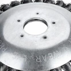 ALMI Tête De Débroussailleuse Tête De Débroussailleuse En Acier Pour Jardin - Brosse Métallique Incassable à Bords Arrondis Pour Tondeuse à Gazon électrique (15,2 Cm) -Débroussailleuse Soldes Magasin 43440410 2