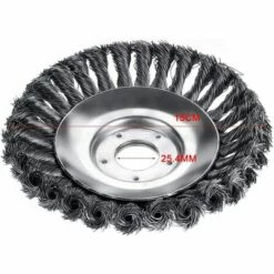 ALMI Tête De Débroussailleuse Tête De Débroussailleuse En Acier Pour Jardin - Brosse Métallique Incassable à Bords Arrondis Pour Tondeuse à Gazon électrique (15,2 Cm) -Débroussailleuse Soldes Magasin 43440410 4