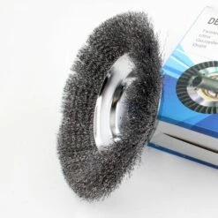 THSINDE Tête De Désherbage Fil D'acier, Brosse Rotative Disque De Pinceau à Roue Pour Outils De Pelouse Jardin Agriculture 8 Pouce