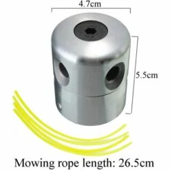 TANABATA Lot De 2 Têtes De Débroussailleuse En Aluminium Pour Débroussailleuse, Tondeuse à Gazon 9 TANABATA Lot De 2 Têtes De Débroussailleuse En Aluminium Pour Débroussailleuse, Tondeuse à Gazon -Débroussailleuse Soldes Magasin 46051308 3