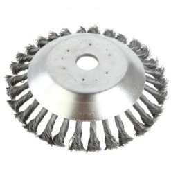 DONTODENT Tête De Coupe De Coupe-Herbe Brosse à Roue En Fil D'Acier Tête De Tondeuse à Gazon En Acier Tête De Rechange Pour Coupe-Bordures -Débroussailleuse Soldes Magasin 46192291 2