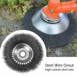 DONTODENT Tête De Débroussailleuse Brosse De Fil D'acier De Tête De Coupe-Herbe Pour Tondeuse à Gazon