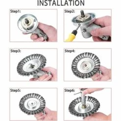 Débroussailleuse Accessoires De Jardin, Accessoires Pour Tondeuses à Gazon Métallique, Convient Aux Pièces Générales De Tondeuse Stihl Fs120 Fs130 Fs200R Fs250 Fs55 Fontainebleau 9Pcs -Débroussailleuse Soldes Magasin 46378348 5