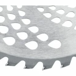 Lame De Scie à Bois Circulaire 60 Dents Avec Pointe De Carbure Disques De Roue Jardin Herbe Brosse Strimmer Trimmer Weed Coupe Outil De Puissance 255mm Fontainebleau Argent -Débroussailleuse Soldes Magasin 46378613 5