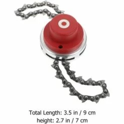 TINOR 1PC Pratique Général Vêtements Résistant Accessoires Chaîne Pour Tondeuses à Gazon, Rouge -Débroussailleuse Soldes Magasin 47185688 3