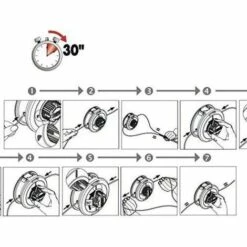 TINOR Tête De Coupe Universelle Avec Avance Par Frappe Au Sol, Compatible Avec La Majorité Des Débroussailleuses à Manche Droit De 33cc Et Plus -Débroussailleuse Soldes Magasin 47185722 2