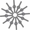 Betterlife Lot De 15 Lames De Coupe En Plastique Pour Débroussailleuse électrique Sans Fil Pour Tondeuse à Gazon -Débroussailleuse Soldes Magasin 48880894 1