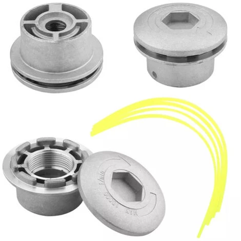 ZHUOXUAN Tête De Débroussailleuse Universelle, Tête Coupe-bordure En Aluminium Fils Pour Débroussailleuse à Essence Tondeuse à Gazon A 3 ZHUOXUAN Tête De Débroussailleuse Universelle, Tête Coupe-bordure En Aluminium Fils Pour Débroussailleuse à Essence Tondeuse à Gazon A