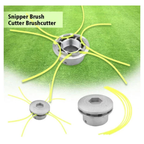 ZHUOXUAN Tête De Débroussailleuse Universelle, Tête Coupe-bordure En Aluminium Fils Pour Débroussailleuse à Essence Tondeuse à Gazon A 6 ZHUOXUAN Tête De Débroussailleuse Universelle, Tête Coupe-bordure En Aluminium Fils Pour Débroussailleuse à Essence Tondeuse à Gazon A – Image 4