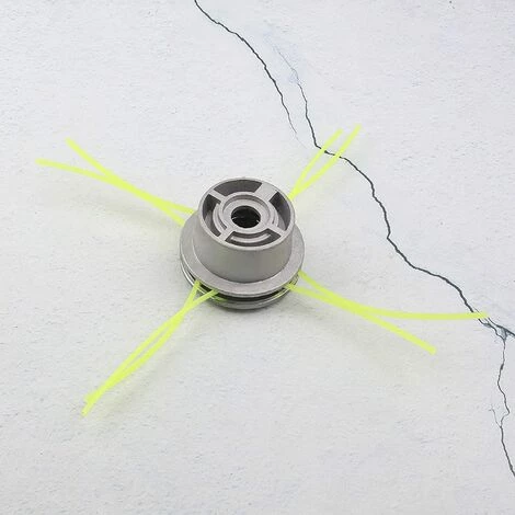 Tête De Débroussailleuse De Rechange Universelle En Aluminium Argenté Pour Débroussailleuse Avec Entretoises En Corde En Nylon Pour Jardin, Pelouse, Patio,Irisfr,1 Pcs 6 Tête De Débroussailleuse De Rechange Universelle En Aluminium Argenté Pour Débroussailleuse Avec Entretoises En Corde En Nylon Pour Jardin, Pelouse, Patio,Irisfr,1 Pcs – Image 4