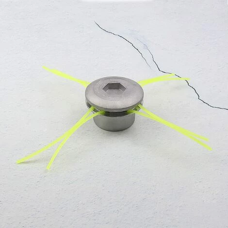 Tête De Débroussailleuse De Rechange Universelle En Aluminium Argenté Pour Débroussailleuse Avec Entretoises En Corde En Nylon Pour Jardin, Pelouse, Patio,Irisfr,1 Pcs 7 Tête De Débroussailleuse De Rechange Universelle En Aluminium Argenté Pour Débroussailleuse Avec Entretoises En Corde En Nylon Pour Jardin, Pelouse, Patio,Irisfr,1 Pcs – Image 5