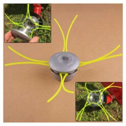 ZHUOXUAN Tête De Débroussailleuse Universelle, Tête Coupe-bordure En Aluminium Fils Pour Débroussailleuse à Essence Tondeuse à Gazon,1pcs -Débroussailleuse Soldes Magasin 51457647 3