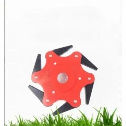 ZHUOXUAN Tête Faucheuse Fil Herbe Jardin Lame Droite De Débroussailleuse Pour Le Riz Paddy Jardin Cour Orchard 150MM