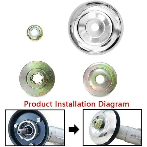 LITZEE 4 Pièces Kit Fixation écrou Lame Boîte, Boîte De Vitesses En Métal Pour Tondeuse à Gazon, Accessoires De Boîte De Vitesses En Métal Pour Tondeuse, Pour Tondeuse à Gazon, Machine D'irrigation 7 LITZEE 4 Pièces Kit Fixation écrou Lame Boîte, Boîte De Vitesses En Métal Pour Tondeuse à Gazon, Accessoires De Boîte De Vitesses En Métal Pour Tondeuse, Pour Tondeuse à Gazon, Machine D'irrigation – Image 5