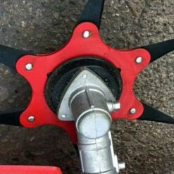 DONTODENT Tête De Débroussailleuse En Métal à 6 Dents - Tête De Tondeuse à Gazon De Jardin 2 Commandes - Vert, Lame Plate -Débroussailleuse Soldes Magasin 52570515 3