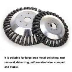 DECKON Tête De Coupe-herbe En Fil D'acier, 150+200mm, Tête De Coupe-herbe De Jardin à Bord Rond, Brosse De Désherbage, Tondeuse à Gazon, Outil De Jardin 9 DECKON Tête De Coupe-herbe En Fil D'acier, 150+200mm, Tête De Coupe-herbe De Jardin à Bord Rond, Brosse De Désherbage, Tondeuse à Gazon, Outil De Jardin -Débroussailleuse Soldes Magasin 52693700 3