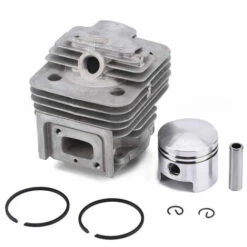 LIFCAUSAL Kits De Piston De Cylindre De 44 Mm, Manchon De Cylindre De Tondeuse à Gazon, Anneaux De Piston, Joint D'étanchéité, Circlip Assy, Accessoires De Tondeuse De Remplacement Pour Débroussailleuse MITSUBISHI TL52 BG520