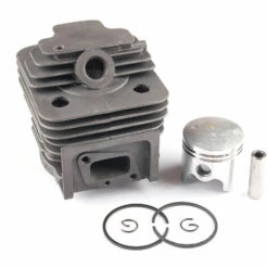 LIFCAUSAL Kits De Piston De Cylindre De 44 Mm, Manchon De Cylindre De Tondeuse à Gazon, Anneaux De Piston, Joint D'étanchéité, Circlip Assy, Accessoires De Tondeuse De Remplacement Pour Débroussailleuse MITSUBISHI TL52 BG520 -Débroussailleuse Soldes Magasin 53042991 4