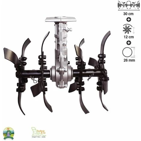 Bineuse Universelle 9 Dents Pour Débroussailleuse Arbre 26mm FERMIER GF-1375 3 Bineuse Universelle 9 Dents Pour Débroussailleuse Arbre 26mm FERMIER GF-1375