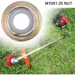 Assortiment D'Écrou De Lame, Bride Universel M10x1,25 Filetage à Gauche Remplacement Des Écrous De Lame Débroussailleuse Trimmer Accessoires Macaron -Débroussailleuse Soldes Magasin 53912340 5