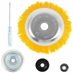 Brosse De Désherbage Ronde Pour Débroussailleuse, Soie De Nylon, Brosse à Mauvaises Herbes, Brosse Conique Pour Débroussailleuse Macaron