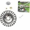 Conique En Fil Acier Massif De Fer Noué Gazon Tête Coupe Brosse Tondeuse Gazon Acier Tête Accessoires De Tondeuse Pour Les Coupe-bordures Tondeuses à Gazon 6 Pouces/150 Mm Macaron 1 Conique En Fil Acier Massif De Fer Noué Gazon Tête Coupe Brosse Tondeuse Gazon Acier Tête Accessoires De Tondeuse Pour Les Coupe-bordures Tondeuses à Gazon 6 Pouces/150 Mm Macaron -Débroussailleuse Soldes Magasin 53912349 1