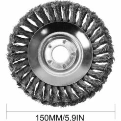 Tête De Coupe Conique En Fil Métallique Noué Pour Tondeuse à Gazon, Bac De Désherbage Pour Débroussailleuse - 150 Mm,Starlight 10 Tête De Coupe Conique En Fil Métallique Noué Pour Tondeuse à Gazon, Bac De Désherbage Pour Débroussailleuse - 150 Mm,Starlight -Débroussailleuse Soldes Magasin 54077810 4