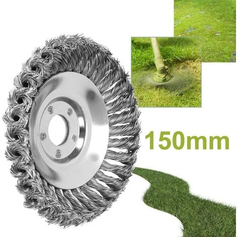 Tête De Coupe Conique En Fil Métallique Noué Pour Tondeuse à Gazon, Bac De Désherbage Pour Débroussailleuse - 150 Mm,Starlight 7 Tête De Coupe Conique En Fil Métallique Noué Pour Tondeuse à Gazon, Bac De Désherbage Pour Débroussailleuse - 150 Mm,Starlight – Image 5