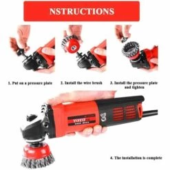 MODOU Tête Brosse Désherbage, Pour Débroussailleuse, Plateau Désherbage En Fil D'acier Universel Aménagement Paysager Coupe Irrigation Machines Accessoires (4 Pouces) 10 MODOU Tête Brosse Désherbage, Pour Débroussailleuse, Plateau Désherbage En Fil D'acier Universel Aménagement Paysager Coupe Irrigation Machines Accessoires (4 Pouces) -Débroussailleuse Soldes Magasin 54087168 4