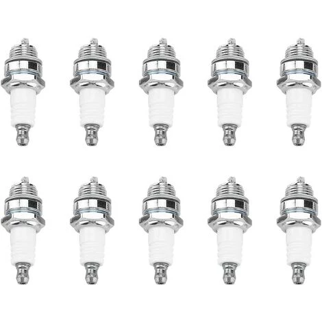 MODOU Bougies D'allumage - 10 PCs De Bougies D'allumage Pour Débroussailleuse, Accessoires De Rechange Pour Tondeuse à Gazon. 3 MODOU Bougies D'allumage - 10 PCs De Bougies D'allumage Pour Débroussailleuse, Accessoires De Rechange Pour Tondeuse à Gazon.