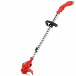 SUPERSELLER Motofaucheuse Tondeuse à Gazon électrique 12V Tondeuse à Gazon Portable Rechargeable à Usage Domestique Tondeuse à Gazon Portable Sans Fil Pour élagage/tonte De Cour De Jardin, Prise UE Et 1 Batterie Au Lithium - Prise UE Et 1 Batterie Au Lithium