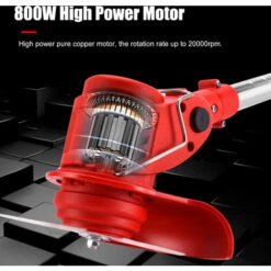 SUPERSELLER Motofaucheuse Tondeuse à Gazon électrique 12V Tondeuse à Gazon Portable Rechargeable à Usage Domestique Tondeuse à Gazon Portable Sans Fil Pour élagage/tonte De Cour De Jardin, Prise UE Et 1 Batterie Au Lithium - Prise UE Et 1 Batterie Au Lithium -Débroussailleuse Soldes Magasin 54324719 4