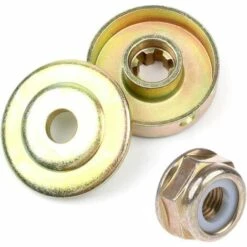 MODOU 5 Pièces Kit De Fixation D'écrou De Lame En Métal Universelle Accessoires Pour Adaptateur De Lame De Tondeuse à Gazon Pour Tondeuse à Gazon Machine D'irrigation -Débroussailleuse Soldes Magasin 54333309 3