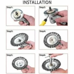 MODOU 5 Pièces Kit De Fixation D'écrou De Lame En Métal Universelle Accessoires Pour Adaptateur De Lame De Tondeuse à Gazon Pour Tondeuse à Gazon Machine D'irrigation -Débroussailleuse Soldes Magasin 54333309 5